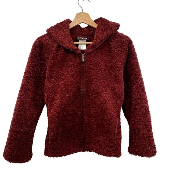 Patagonia Vintage Red maroon Fleece Jacket - Picture 2 of 5